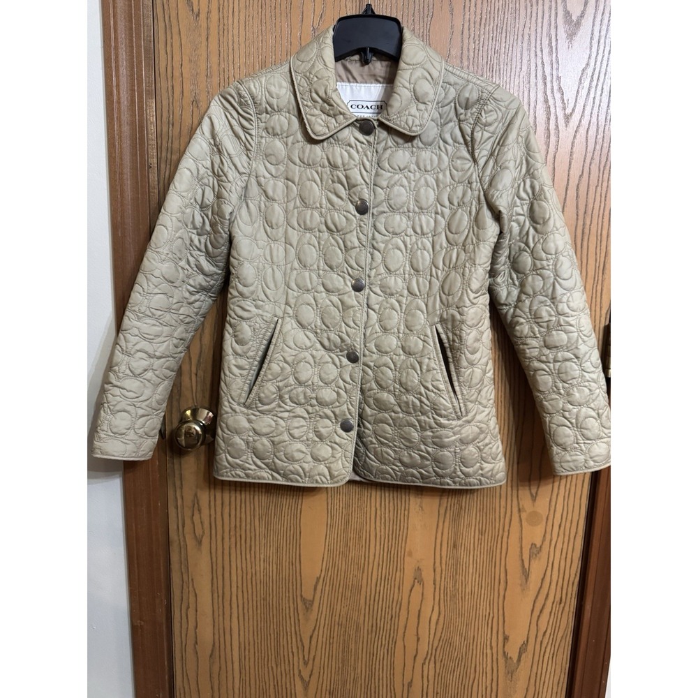 Coach Women's Camel Jacket XS